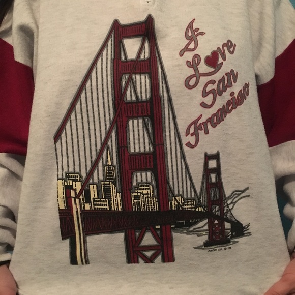 Vintage 1996 I Love San Francisco pullover - Picture 2 of 4